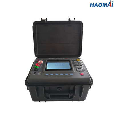 HV 5kV অন্তরণ প্রতিরোধের পরীক্ষার সরঞ্জাম 108×65mm LCD ডিসপ্লে