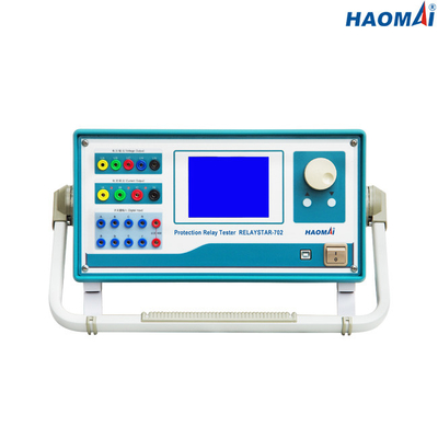 HAOMAI থ্রি ফেজ রিলে টেস্ট সিস্টেম কিট 3x40A LCD স্ক্রীন সহ